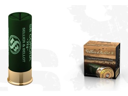 BROKOVÝ NÁBOJ / Sellier & Bellot / 12/70 Corona 32g, brok 4 mm
