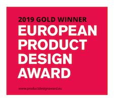 European product design award 2019 Gold winner