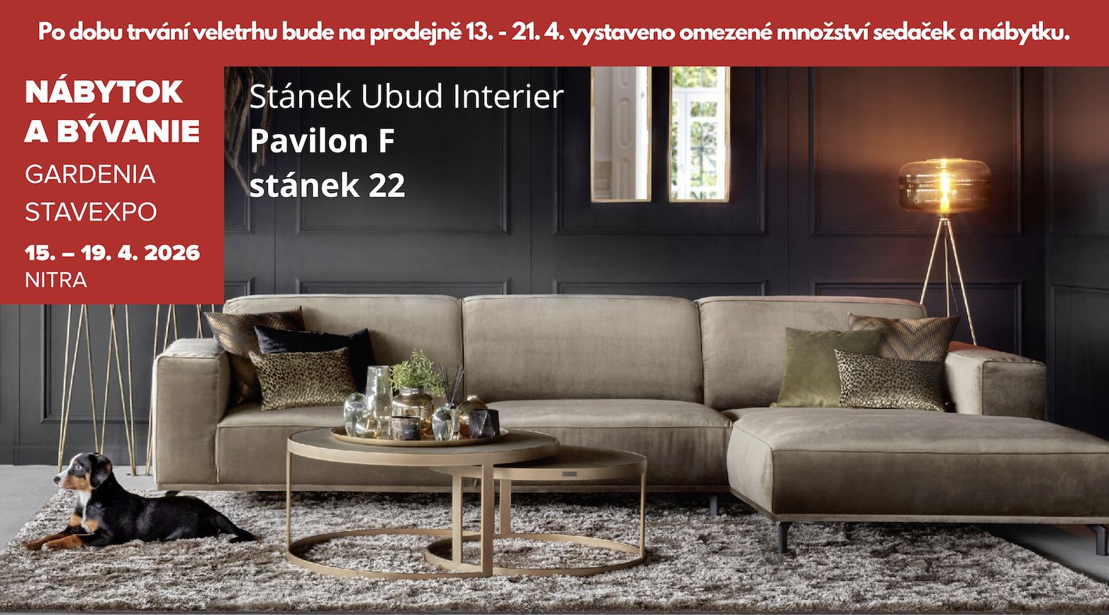 UBUD INTERIER na veletrhu v Nitře 2026