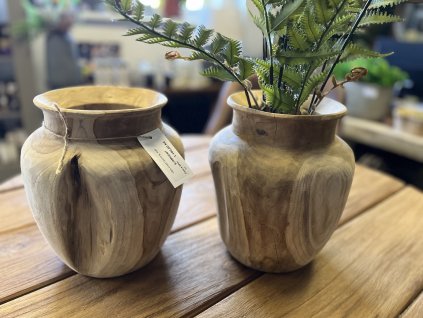 váza small Gentong, teak