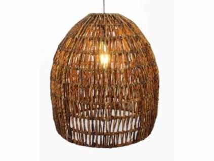 závěsná lampa Abaca 305101, dia 54, v-58 cm