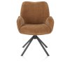 HEN RILEY 48763 armstoel Riley graphiet Cadiz copper Front