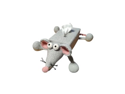 Myšák - obal na kapesníky - návod