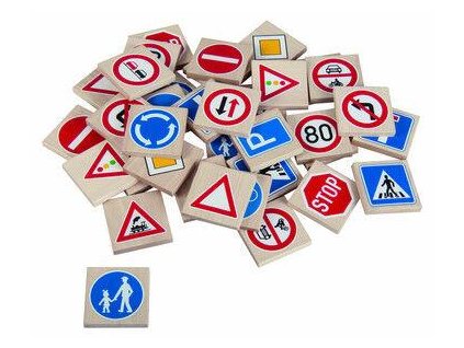1028 drevene pexeso dopravni znacky