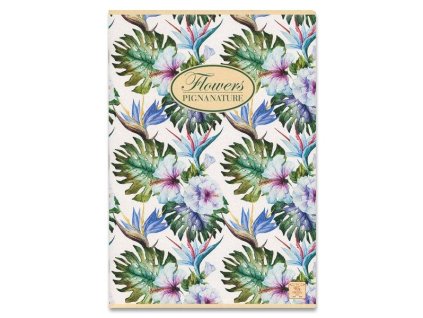 1373 7 skolni sesit pigna nature flowers a5 linkovany 40 listu mix motivu