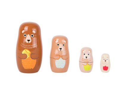 1760 matrjoska medvedi rodina
