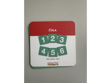 3684 karty pro kostku s kapsami cisla