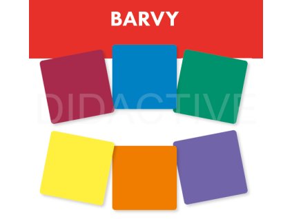 karty barvy