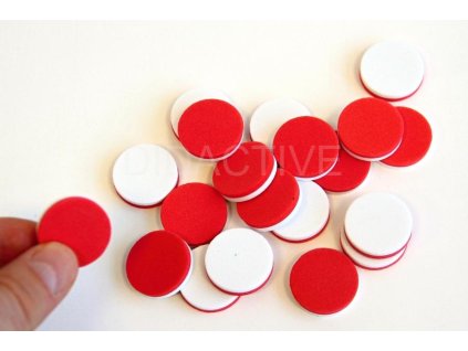 4047 zetony dvoubarevne 20ks