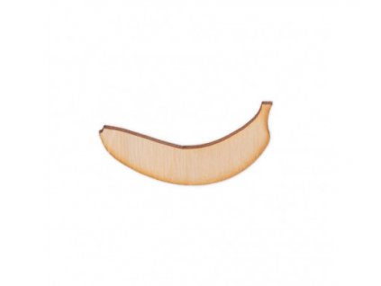 Dřevěný banán 6 x 3 cm 462x388
