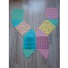 Ortopedické puzzle 6+6 ks pastelové