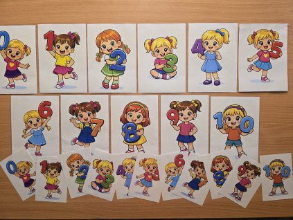 Číselná řada na každý den (holčičky)