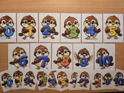 Číselná řada s ptáčky (PDF)