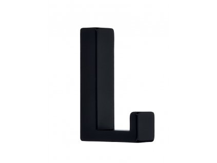 Věšák do předsíně ALEX, kovový, černá mat, výška 60 mm