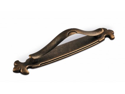 Rustikální úchytka SYLVA, kovová, starobronz, délka 152 mm