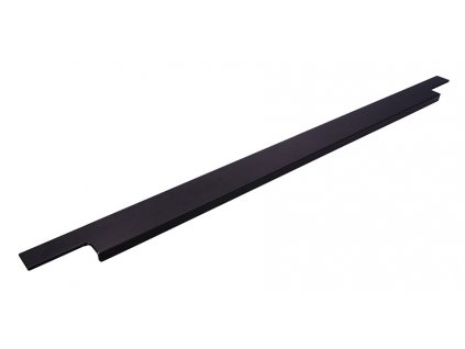Úchytky na kuchyňskou linku FINESSE, kovová, černá, matná, délka 545 mm