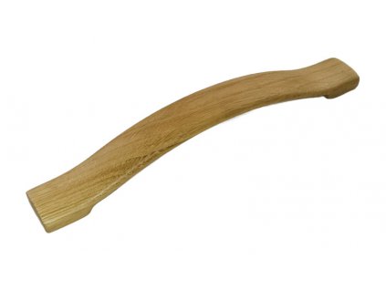 Dřevěná úchytka OLIVIA, dub surový, délka 193 mm
