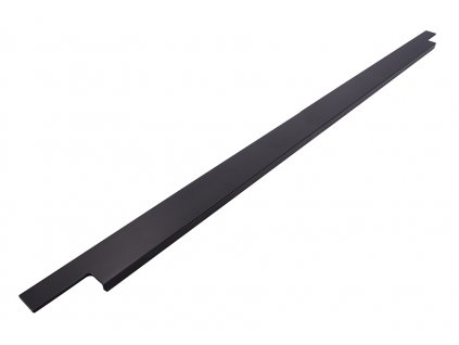 Úchytky na kuchyňskou linku FINESSE, kovová, černá, matná, délka 1195 mm
