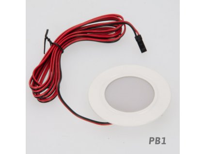 LED světlo 2,5 W - povrch: bílá