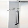 Úchytky na kuchyňskou linku ELEGANCE, kovová, černá patina, délka 328 mm