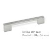 Úchytka na nábytek TARA, kovová, nikl broušený, délka 185 mm