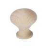 Úchytka nábytková RADIANCE, dřevěná, javor surový, průměr 39 mm