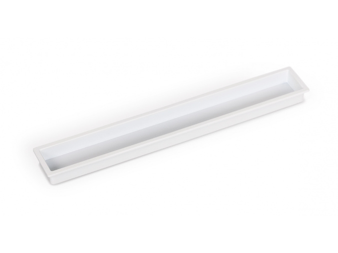 úchytka na posuvné dveře bílá