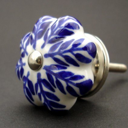 Keramická úchytka-Modrý strom