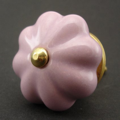 Keramická úchytka-Lila květ