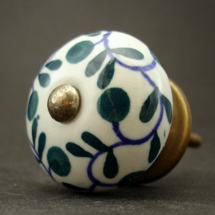 Keramická úchytka -Popínavka modrozelená