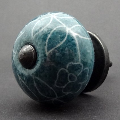 Keramická úchytka -Povíjnice petrolej rytá