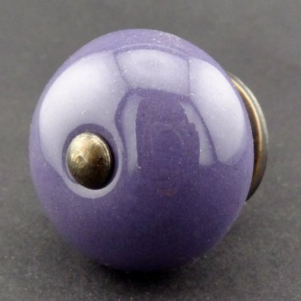 Keramická úchytka-Fialová