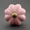 Keramická úchytka-Růžový květ