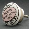 Keramická úchytka-Home Sweet Home-POTISK