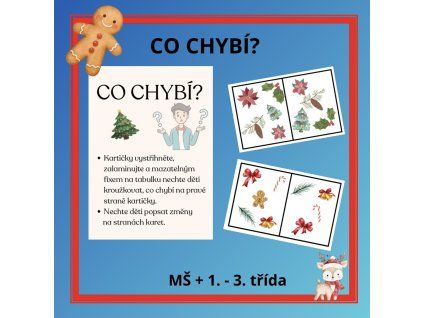 Co chybí? (zima/Vánoce/advent)