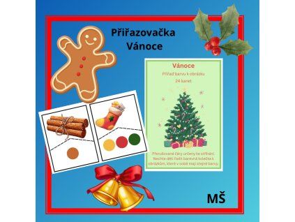 Přiřazovačka Vánoce