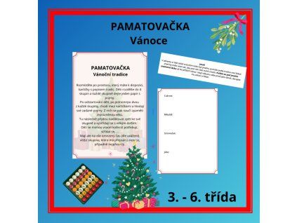 Pamatovačka Vánoce