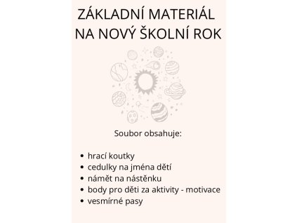 Úvod do nového roku - Vesmír