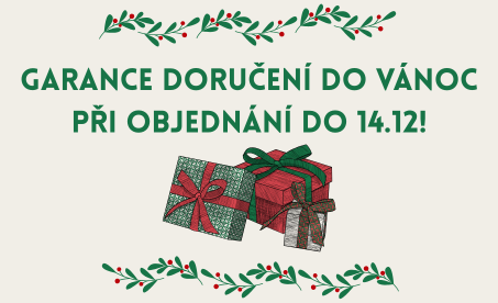 Garance doručení do Vánoc při objednání do 14.12