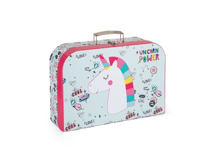 detsky kufrik 34cm karton p p unicorn iconic