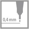 0,4mm