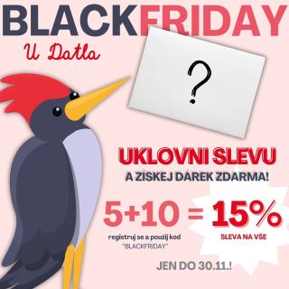 🖤 BLACK FRIDAY 🖤 U DATLA 🐦 Získej slevu až 15 % 🔥, DÁREK k objednávce 🎁 a nad 1500 Kč máš dopravu zdarma! 😍🚀 Najdeš u nás...