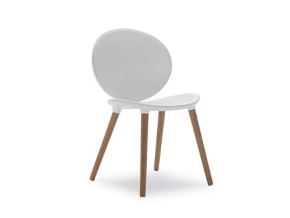 Tonon Židle Jonathan 30 Years (Polstrování Soft Touch, z_Podnož Dřevo ořech, aa1_Potahové látky X01-white)