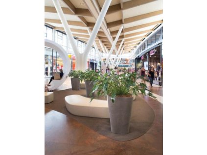 Atelier Vierkant Květináč MA80 (Barva Black)