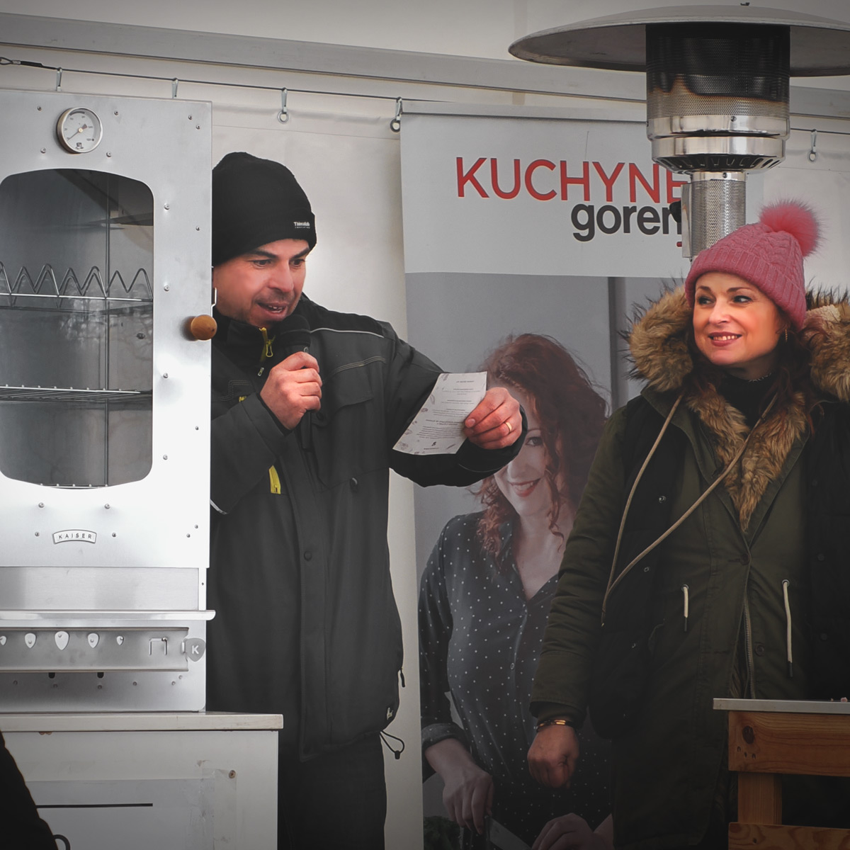 Naše udírna na hlavním pódiu