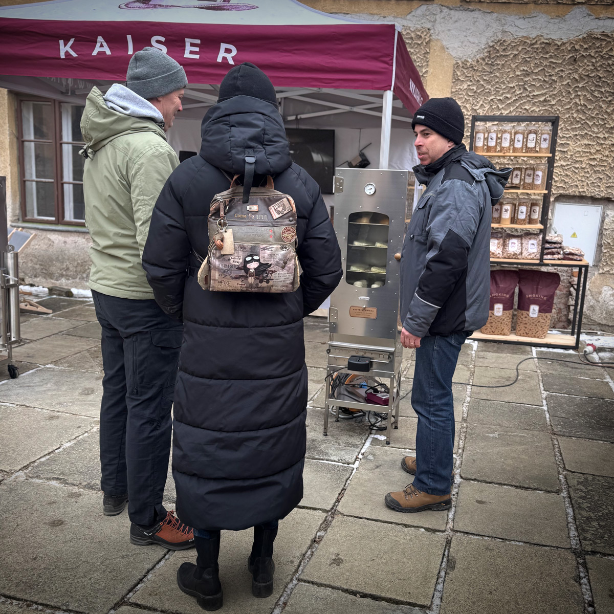 Výstava nerezových udíren Kaiser