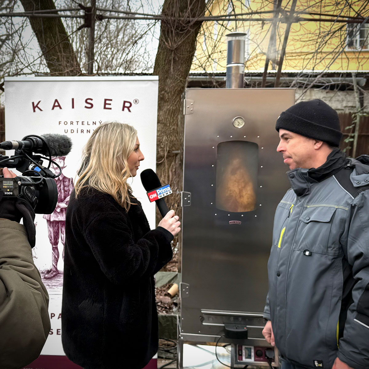 Předání udírny výherci