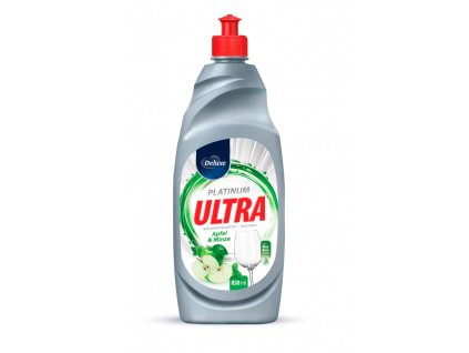 prostredek na nadobi deluxe platinum ultra 850ml jablko mata