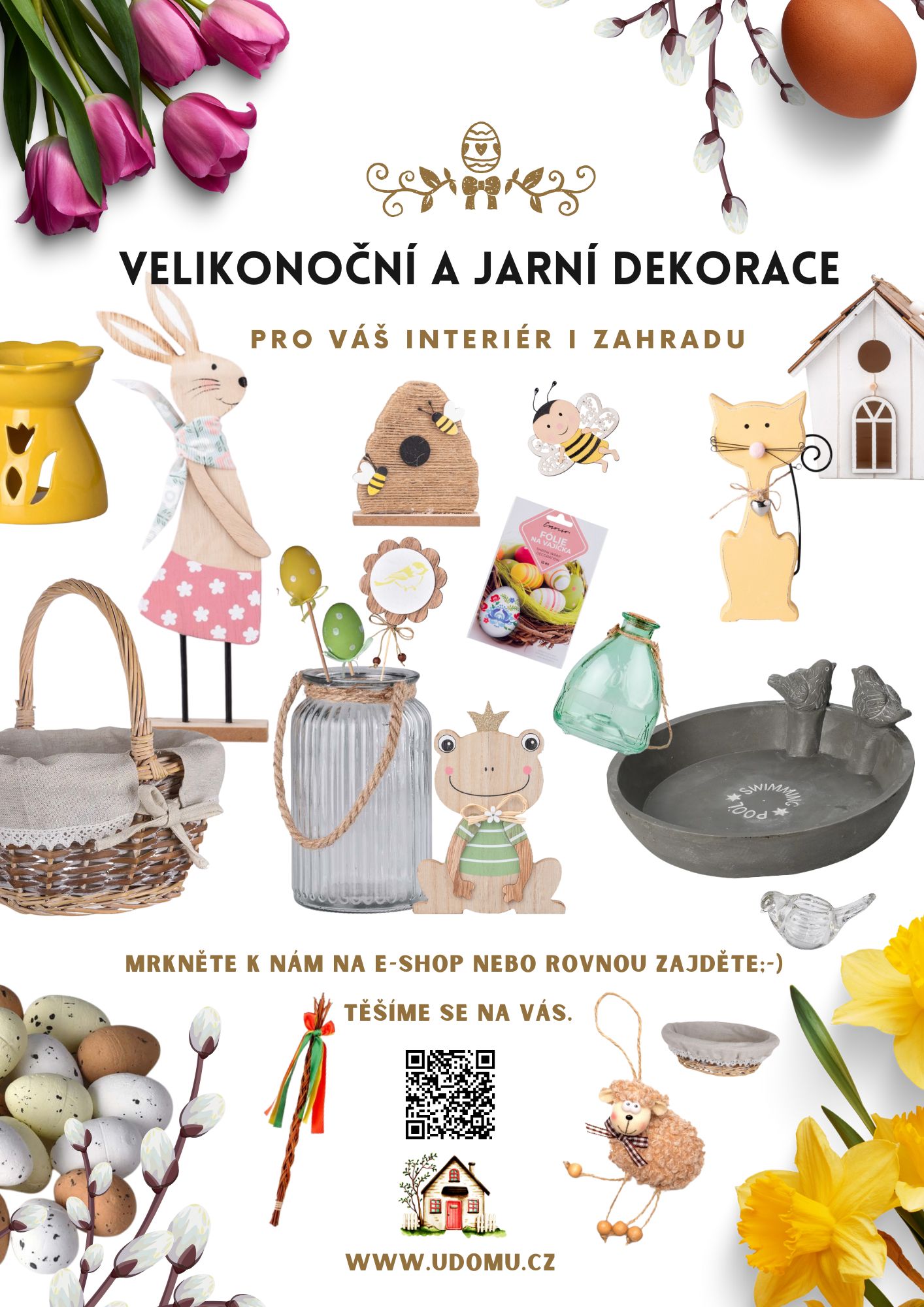 Jarní dekorace pro Váš interiér nebo zahradu