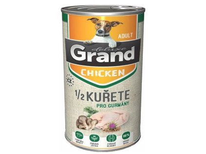 Grand deluxe Adult kuřecí s 1 2 kuřete 1300 g